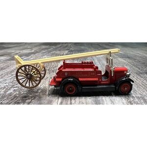 Vintage Lledo Days Gone 1934 LCC London Fire Brigade Red Fire Engine England